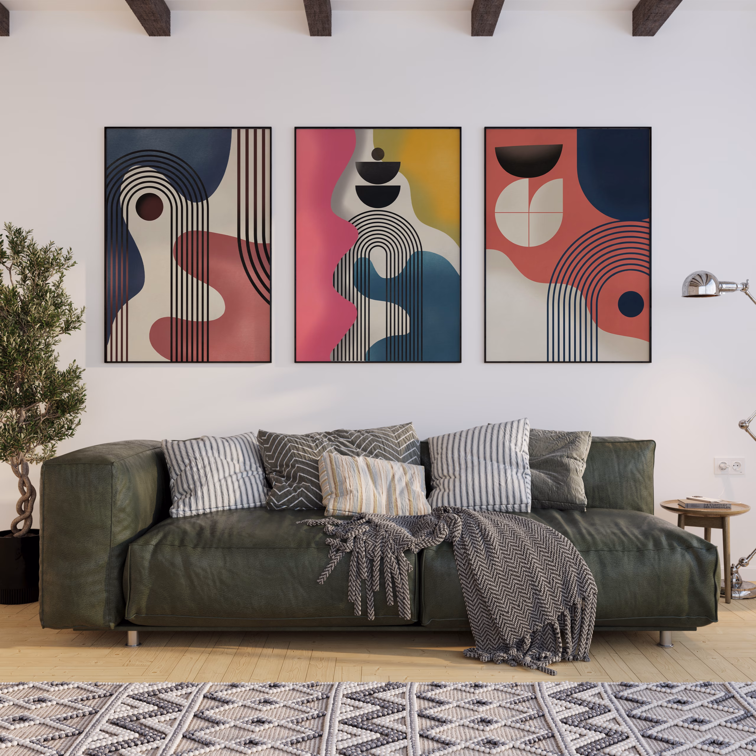 Poster Trio - Mid Century Modern Art Collection
