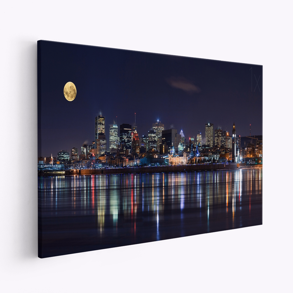 Lienzo - Montreal Night