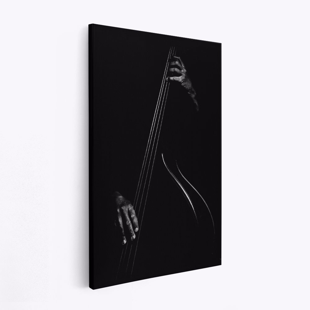 Lienzo - Le contrebassiste