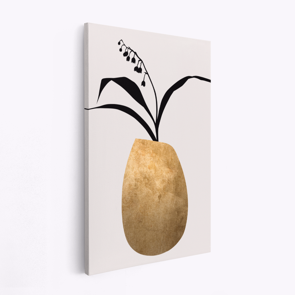 Lienzo - Water Lilies   Gold