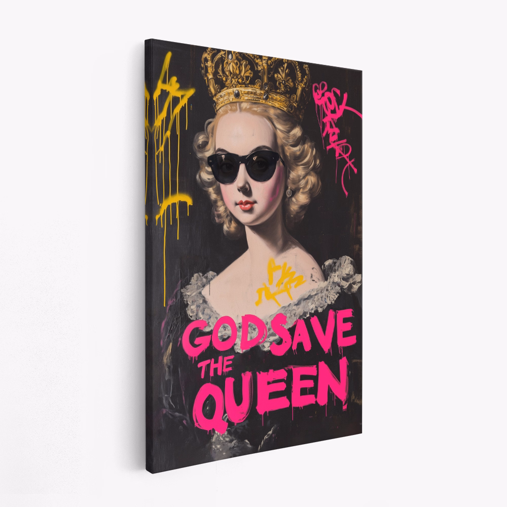Lienzo - God Save the Queen