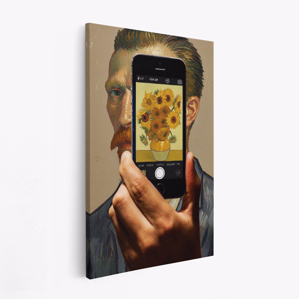 Lienzo - Sunflowers Selfie