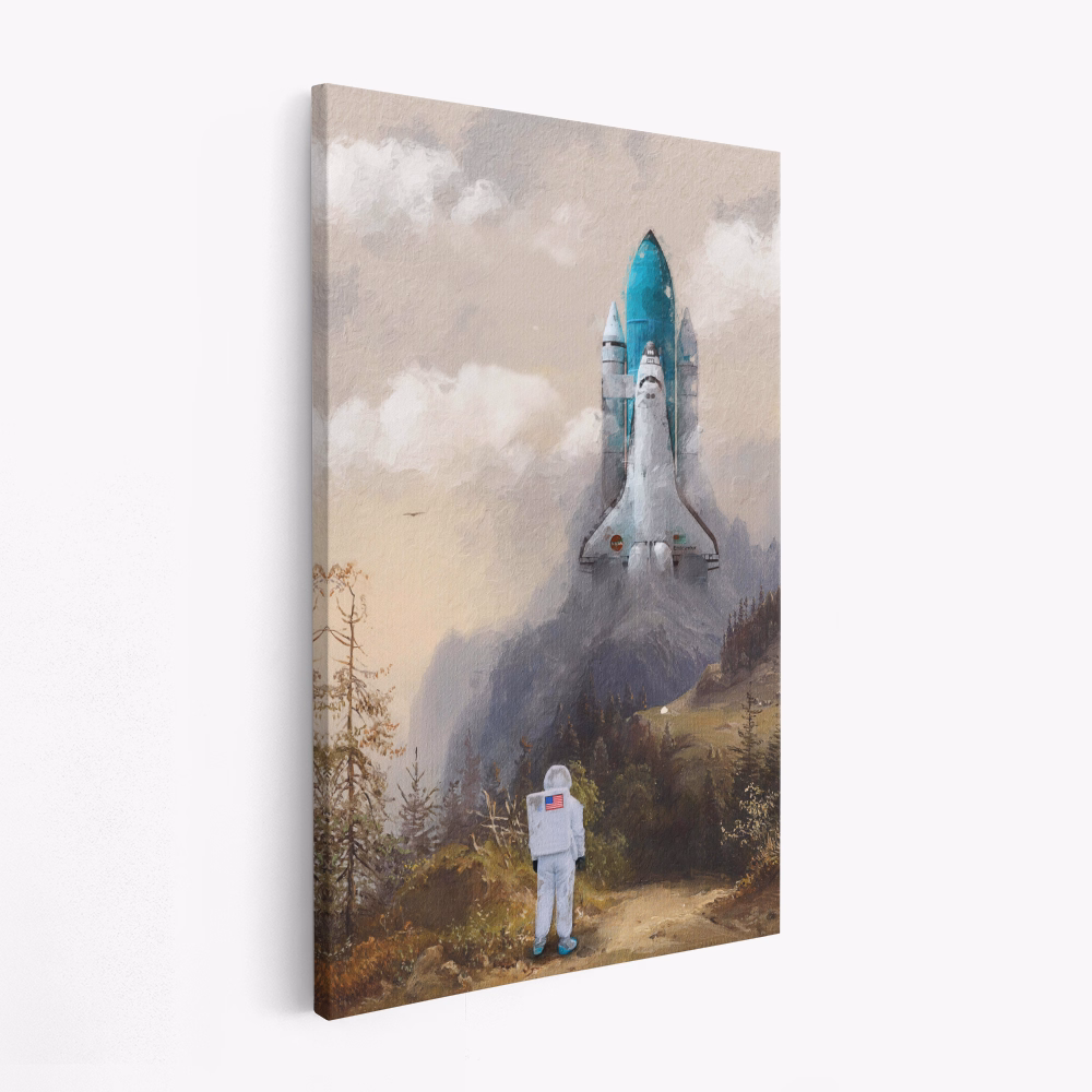 Lienzo - Missed the Shuttle