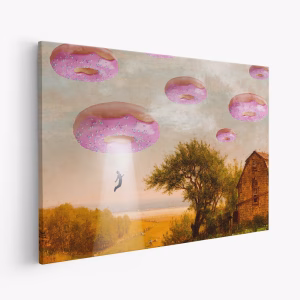 Lienzo - Donut Invasion