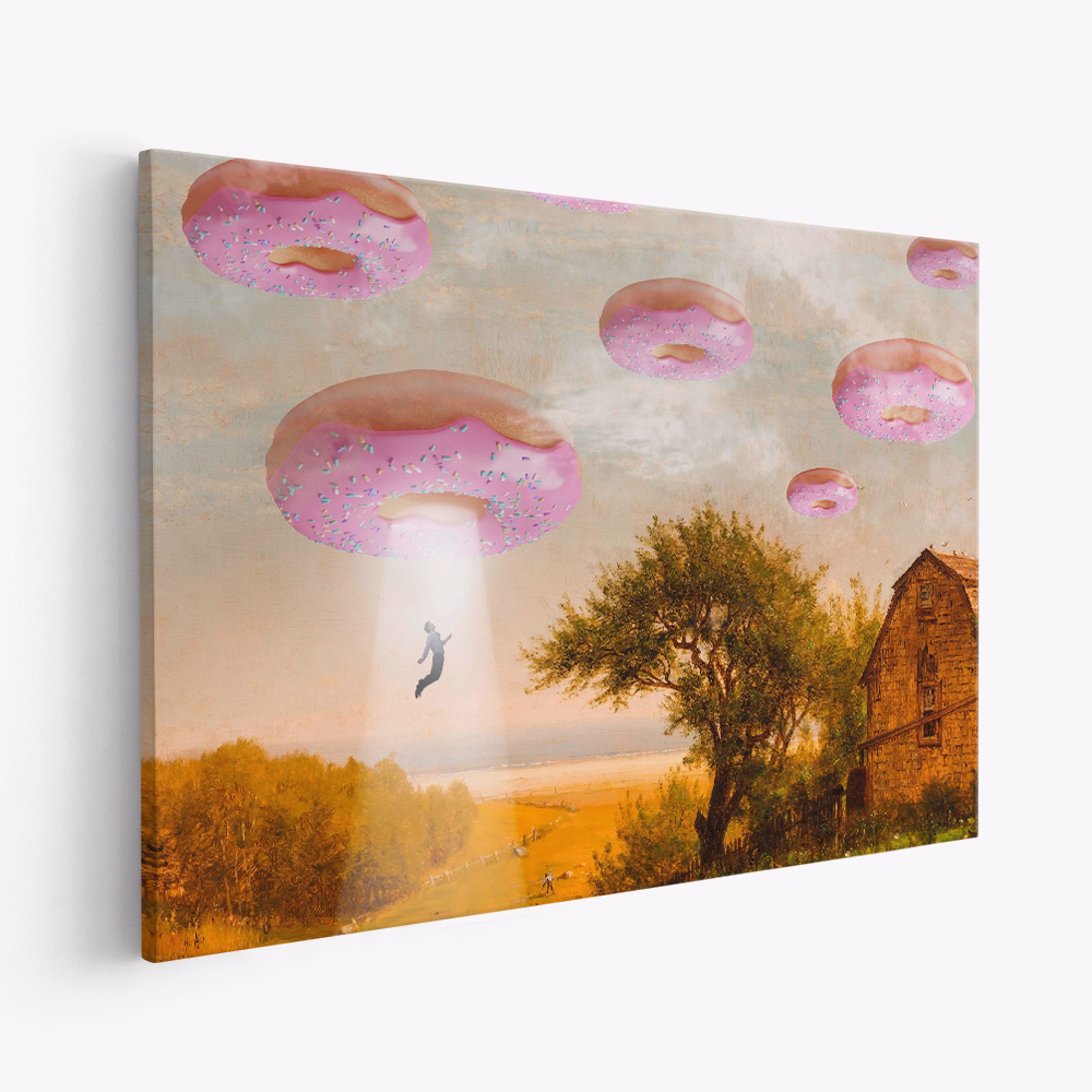 Lienzo - Donut Invasion