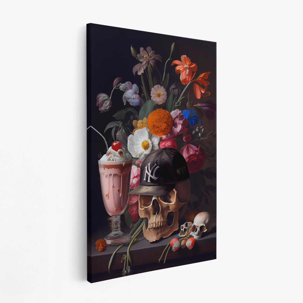 Lienzo - Skull Still Life