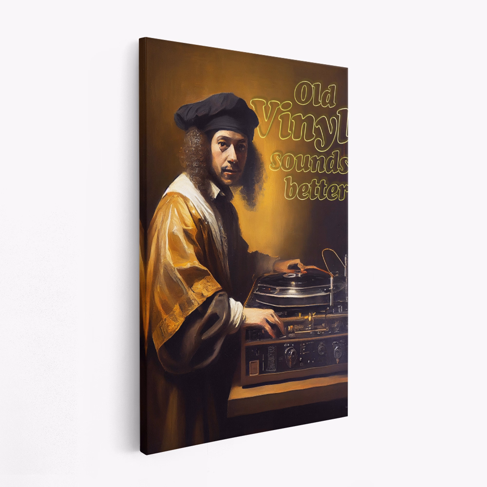 Lienzo - Old Vinyl Sounds Better