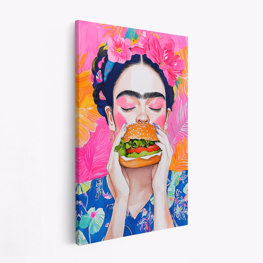 Lienzo - Frida Eating