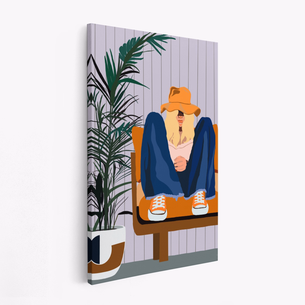 Lienzo - Retro Lounge Vibes