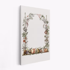 Lienzo - Hand Drawn Botanical Frame